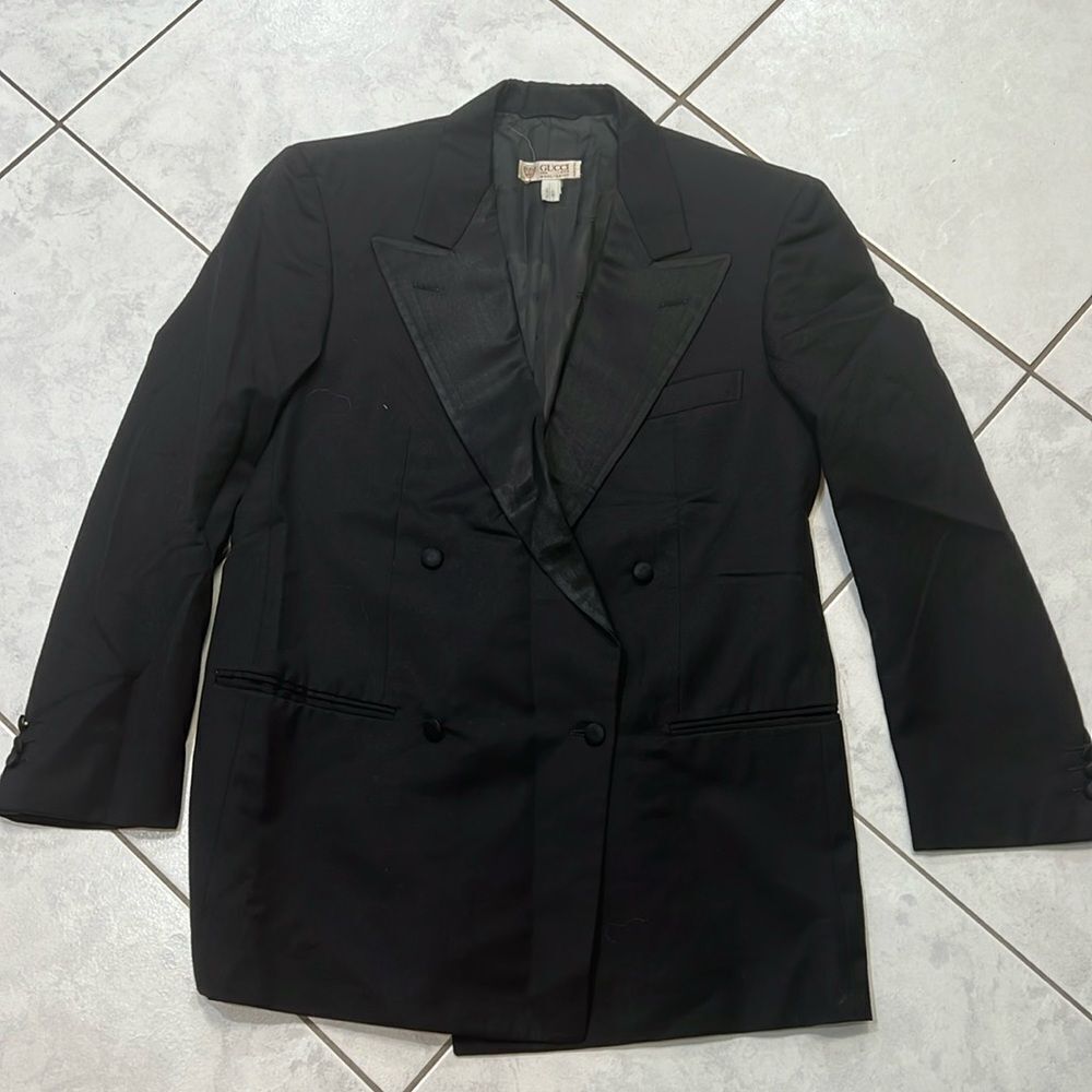 Gucci tuxedo double breast